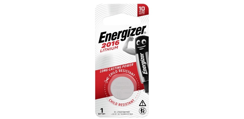 Energizer 2016 3V Lithium Battery 1 pack