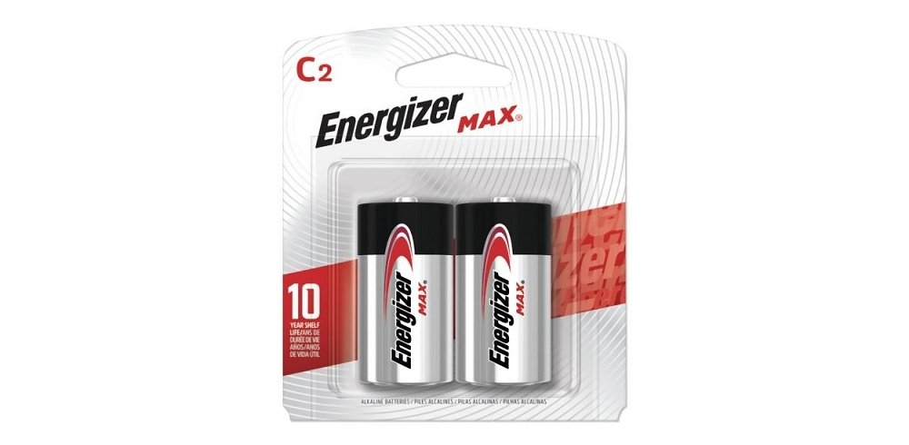 Energizer Max C Battery 2 Pack
