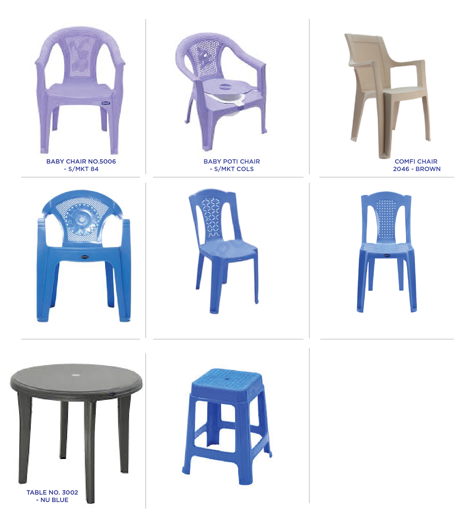 Chairs and Tables