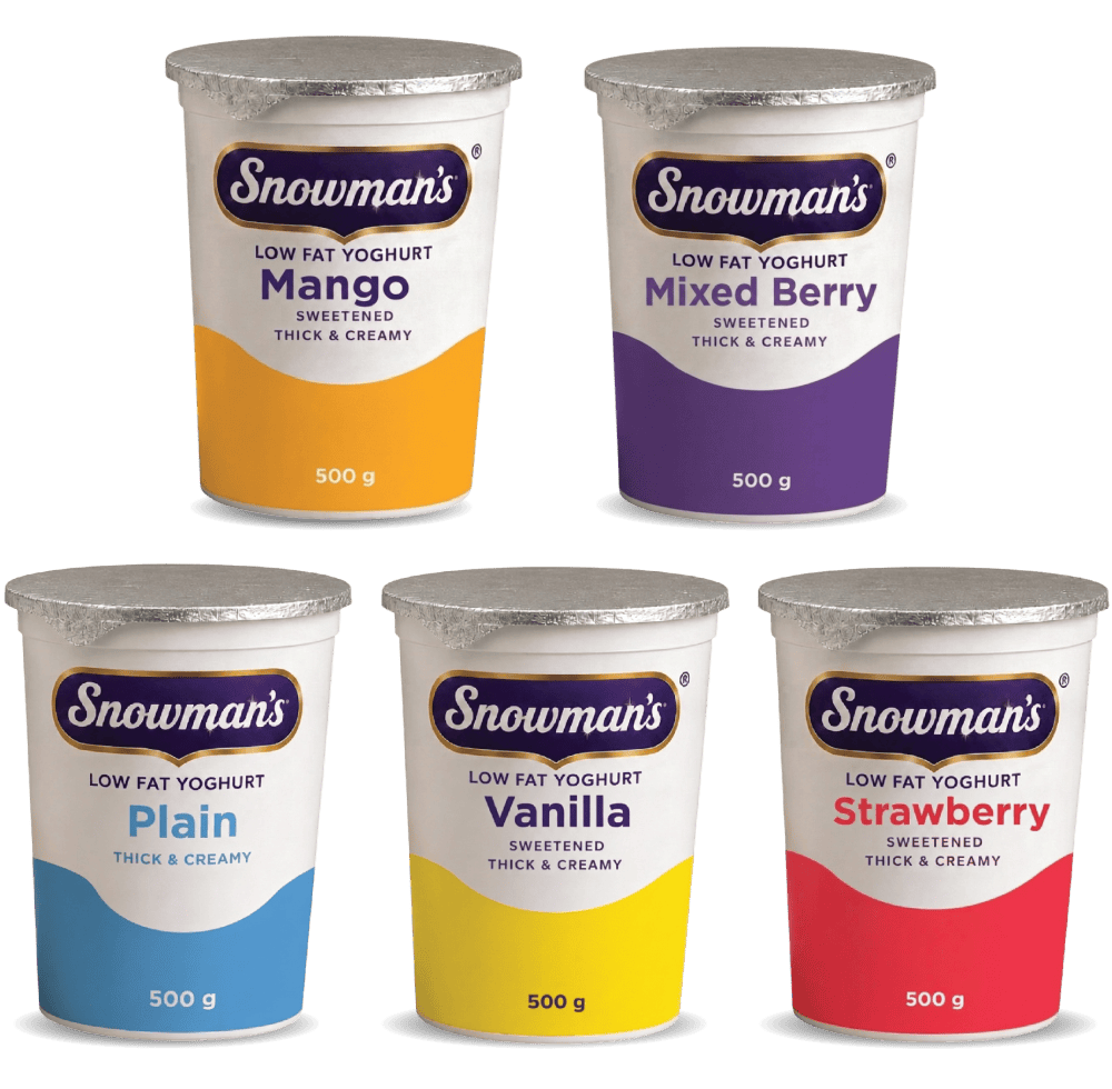 Snowman's Thick & Smooth Yoghurt cups - 500g