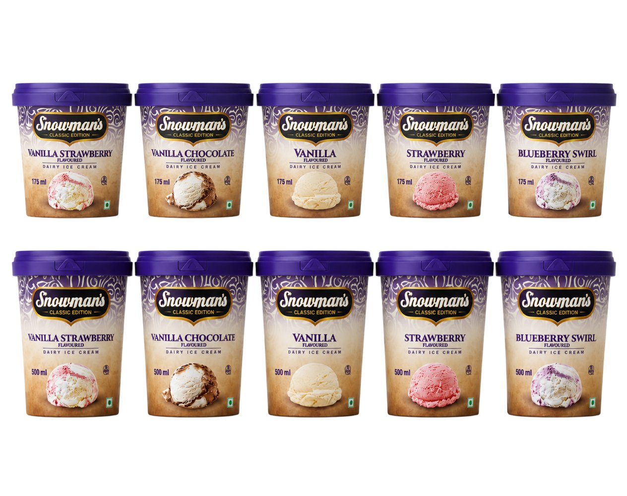 Snowman's Classic Ice Cream