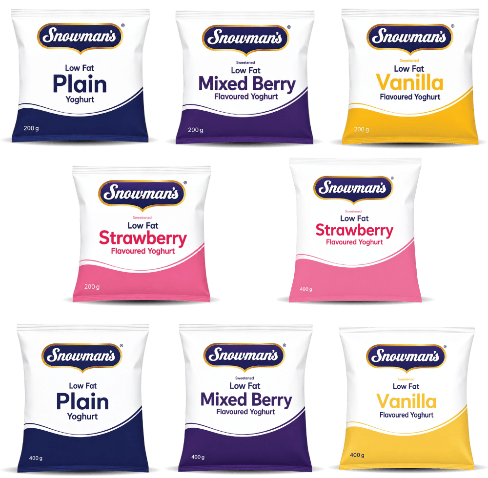 Snowman's Thick & Smooth Yoghurt Sachets