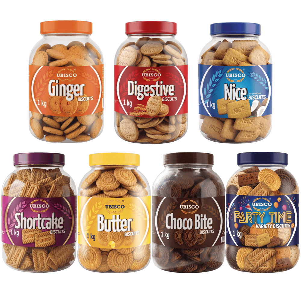 Ubisco Jar Biscuits - 1kg